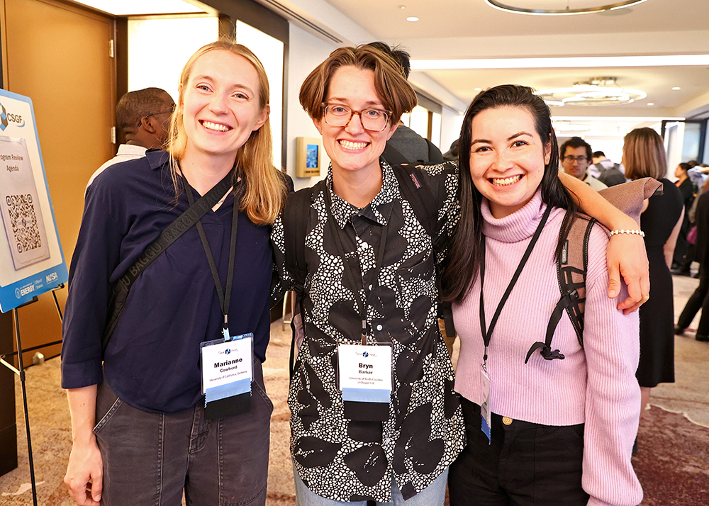 Fellows pose for a photo at the 2025 DOE CSGF Program Review meeting.
